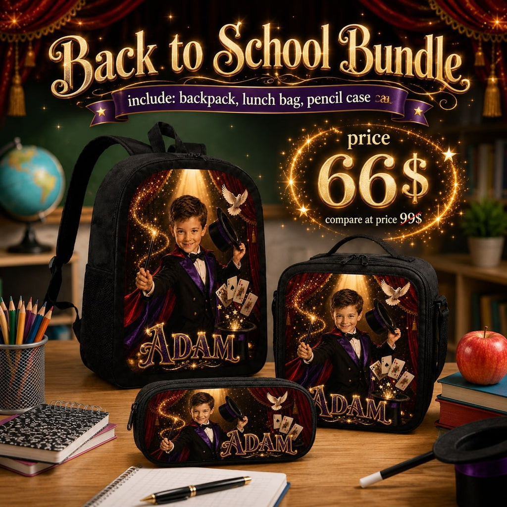 Personalized Magician Backpack - image 6 | Jolliboo