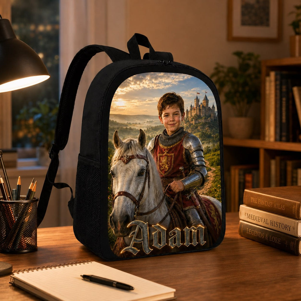 Personalized Medieval Knight Backpack - image 1 | Jolliboo