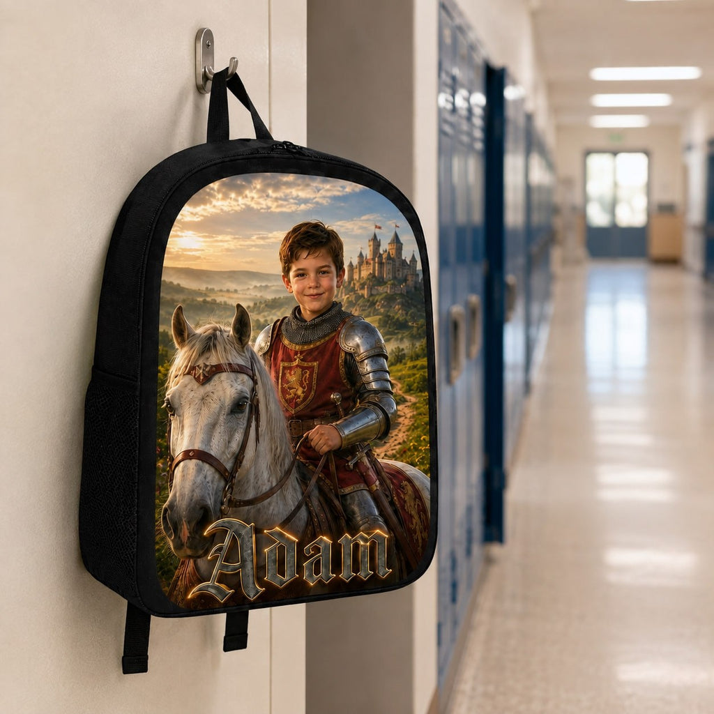Personalized Medieval Knight Backpack - image 4 | Jolliboo