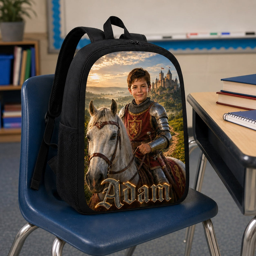 Personalized Medieval Knight Backpack - image 5 | Jolliboo