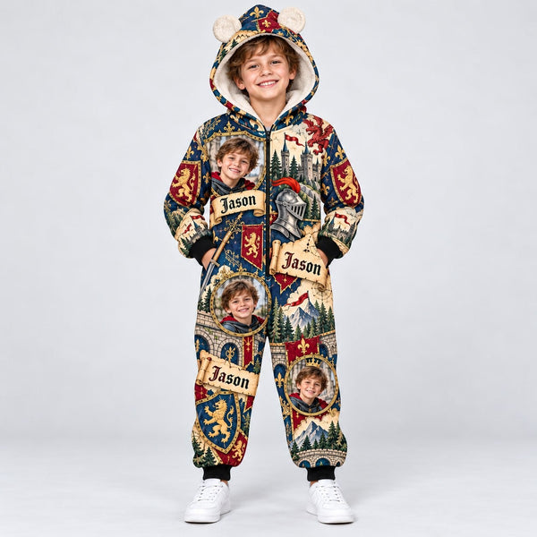 Personalized Medieval Knight Castle Pyjama Suit - image 1 | Jolliboo