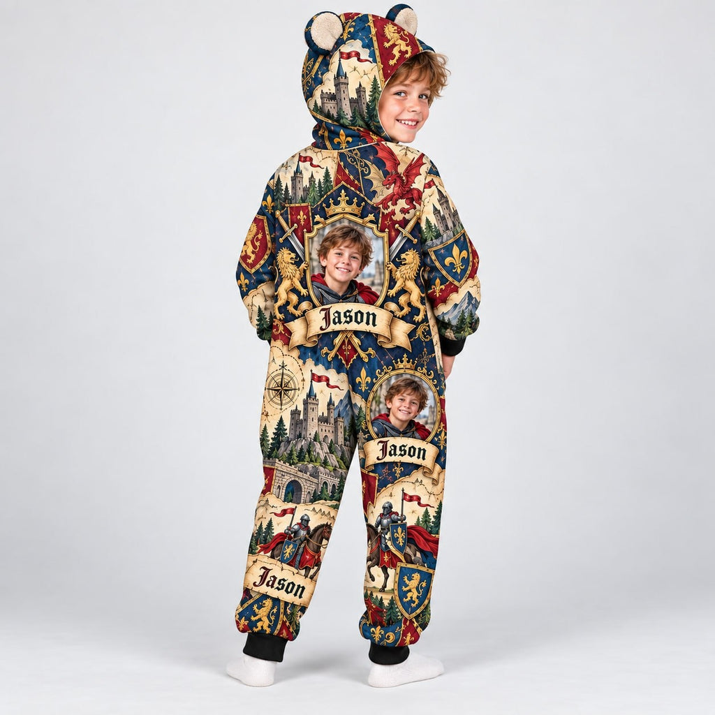 Personalized Medieval Knight Castle Pyjama Suit - image 3 | Jolliboo