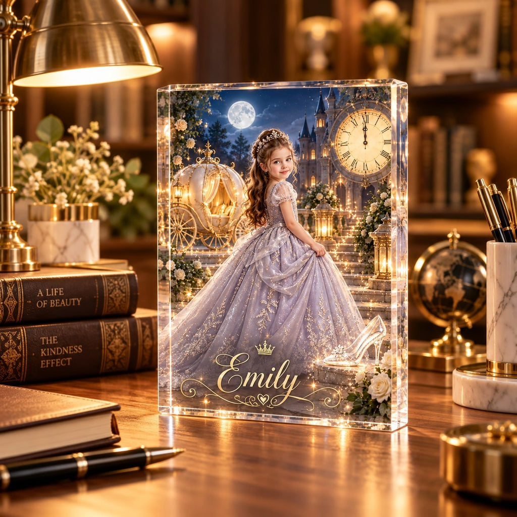 Personalized Midnight Princess Acrylic Block - image 2 | Jolliboo