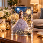 Personalized Midnight Princess Acrylic Block - image 5 | Jolliboo