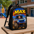 Personalized Monster Truck Boy Backpack - image 1 | Jolliboo