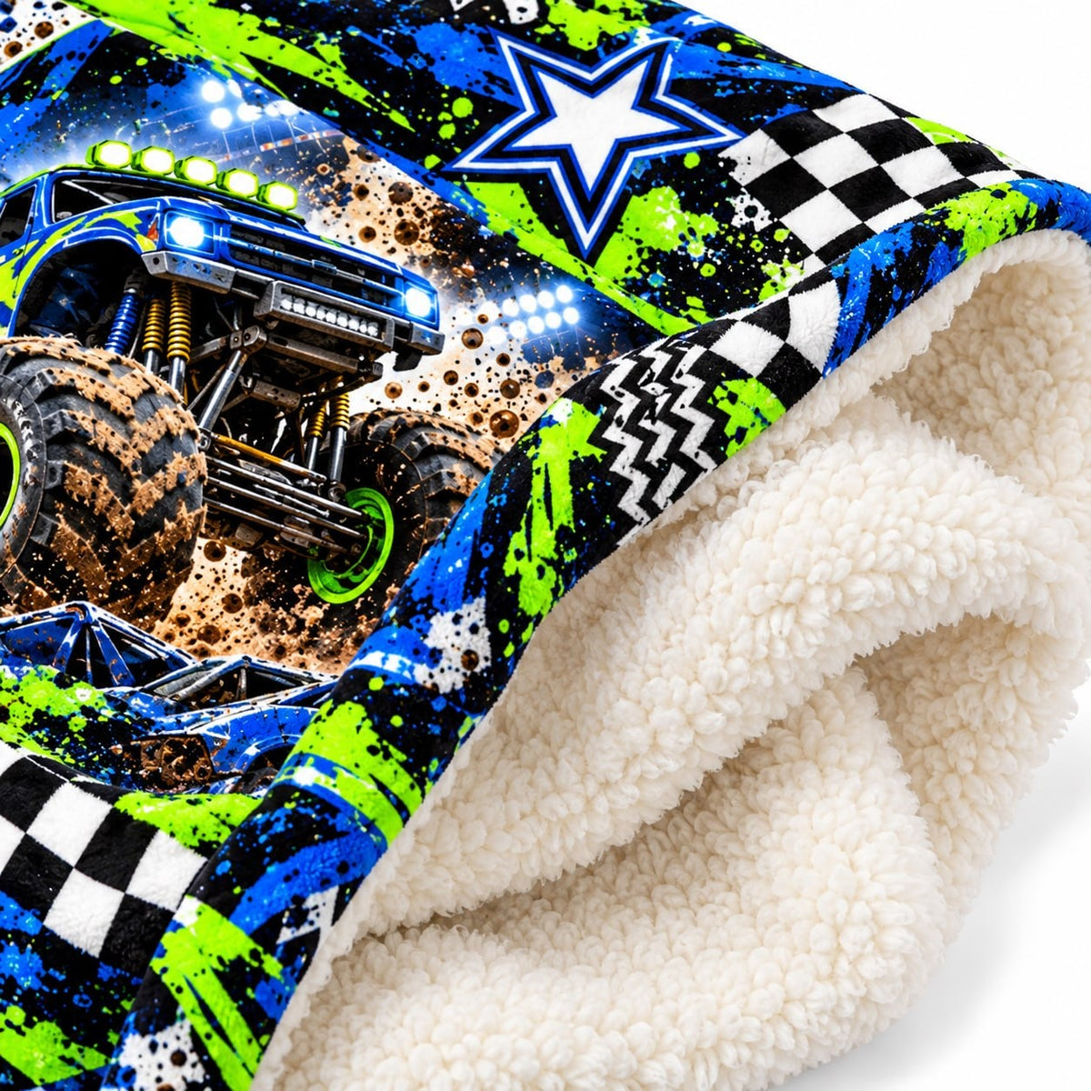 Personalized Monster Truck Racing Pyjama Suit - image 5 | Jolliboo