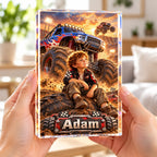 Personalized Monster Truck Rally Acrylic Block - image 2 | Jolliboo