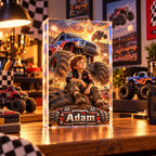 Personalized Monster Truck Rally Acrylic Block - image 4 | Jolliboo