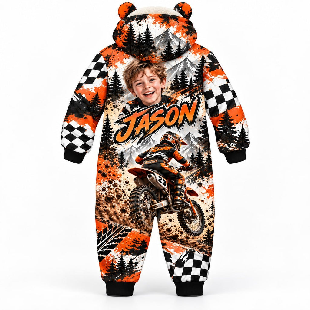 Personalized Motocross Racing Pyjama Suit - image 4 | Jolliboo