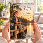 Personalized My Biggest Catch Acrylic Block - image 2 | Jolliboo