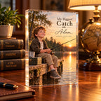 Personalized My Biggest Catch Acrylic Block - image 3 | Jolliboo