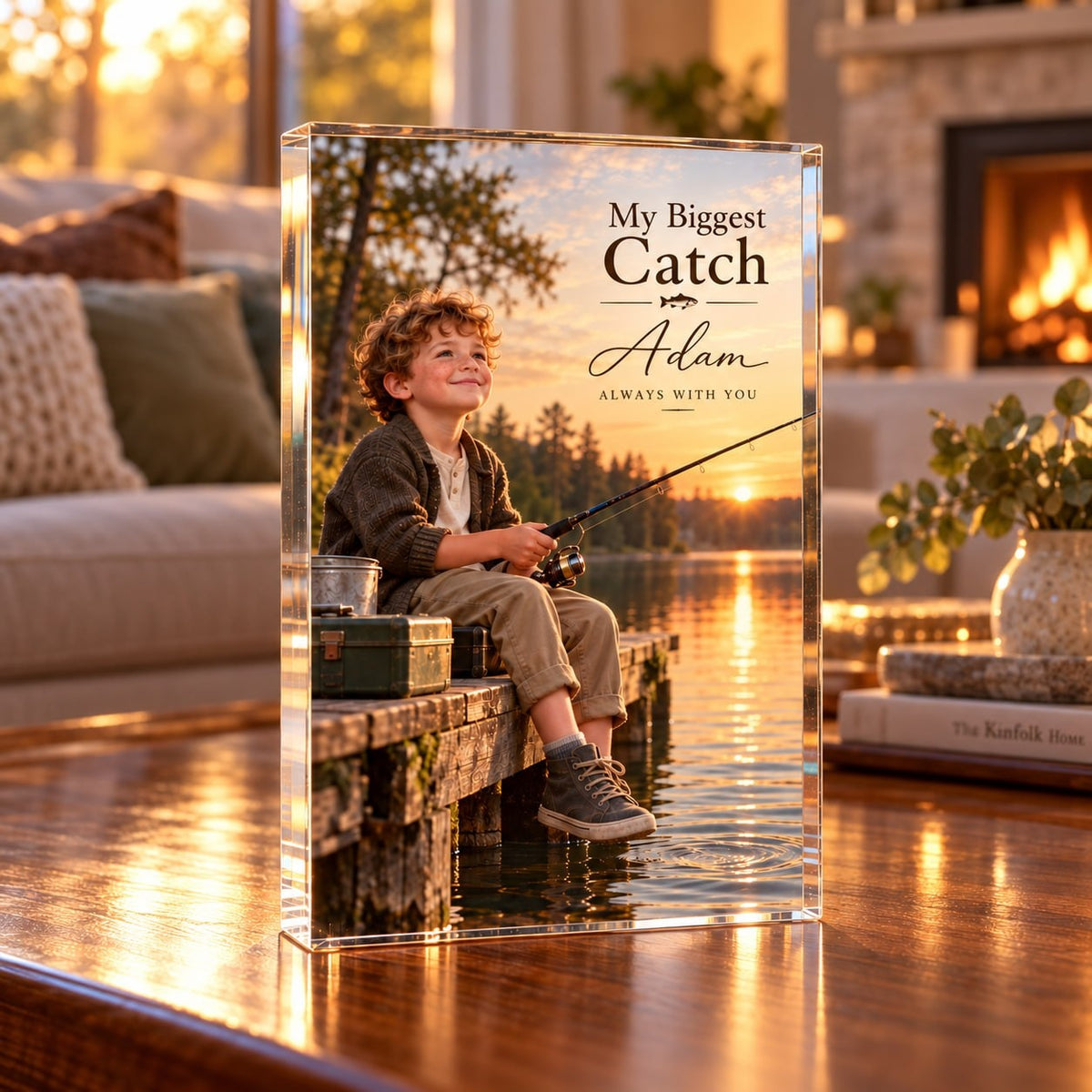 Personalized My Biggest Catch Acrylic Block - image 5 | Jolliboo