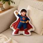 Personalized Original Hero Girl Figure Custom Shape Pillow - image 1 | Jolliboo