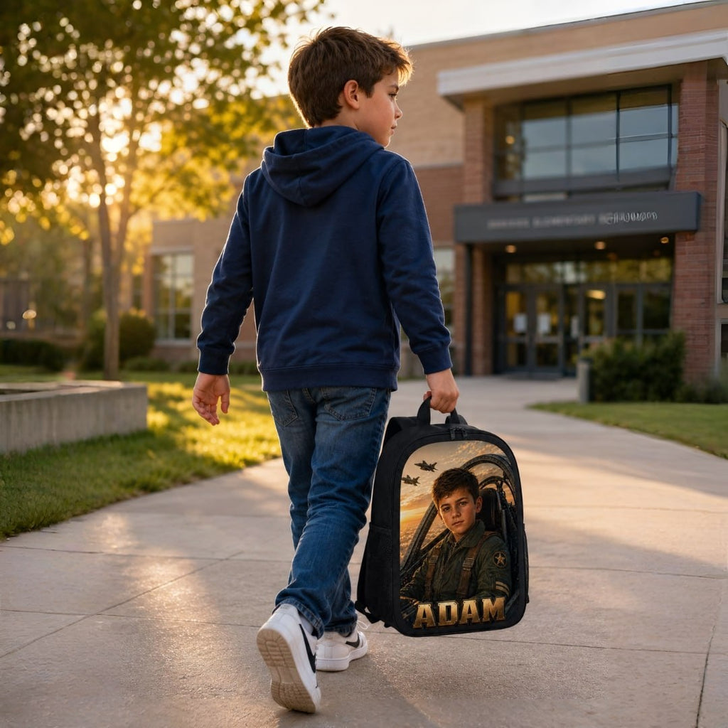 Personalized Pilot Backpack for Boys - image 2 | Jolliboo