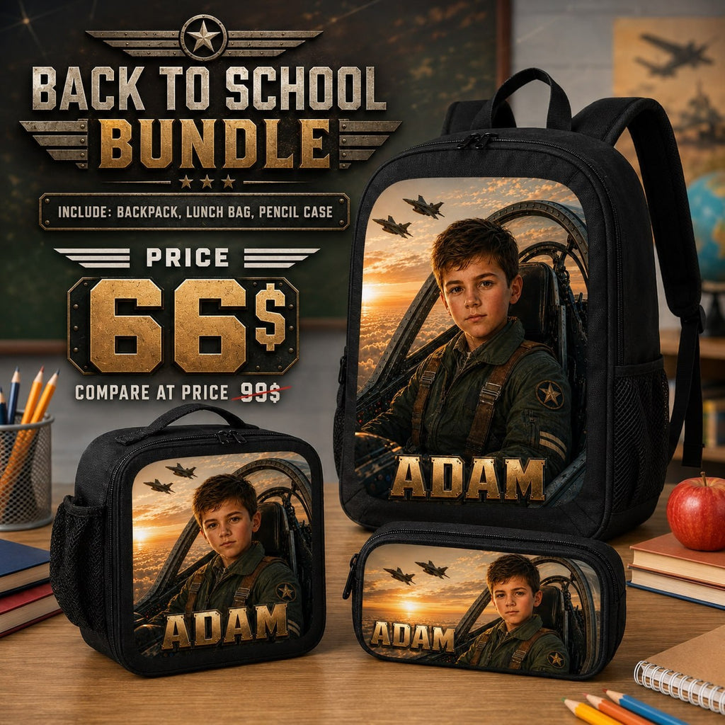 Personalized Pilot Backpack for Boys - image 5 | Jolliboo