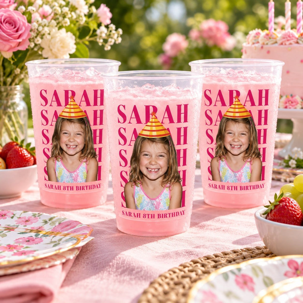 Personalized Pink Frosted Birthday Cup - image 5 | Jolliboo