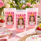 Personalized Pink Frosted Birthday Cup - image 5 | Jolliboo