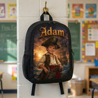 Personalized Pirate Boy Backpack - image 2 | Jolliboo