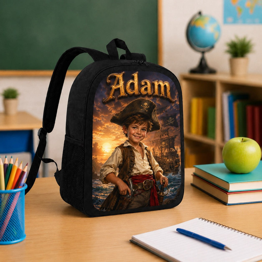 Personalized Pirate Boy Backpack - image 4 | Jolliboo