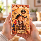 Personalized Pirate Treasure Map Acrylic Block - image 2 | Jolliboo