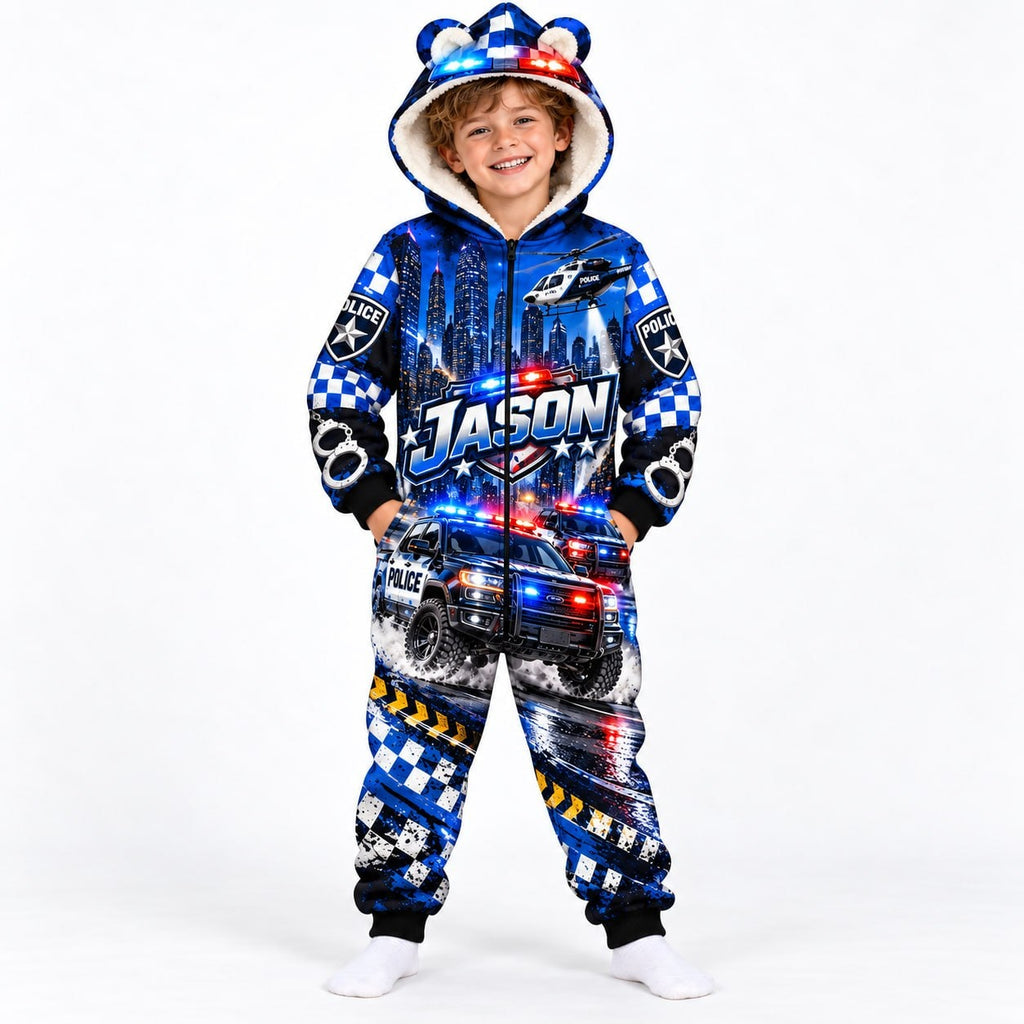 Personalized Police Chase Pyjama Suit - image 3 | Jolliboo