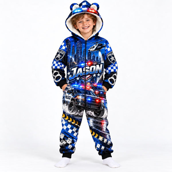 Personalized Police Chase Pyjama Suit - image 3 | Jolliboo