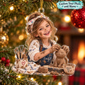 Personalized Pottery Girl Christmas Ornament - image 1 | Jolliboo
