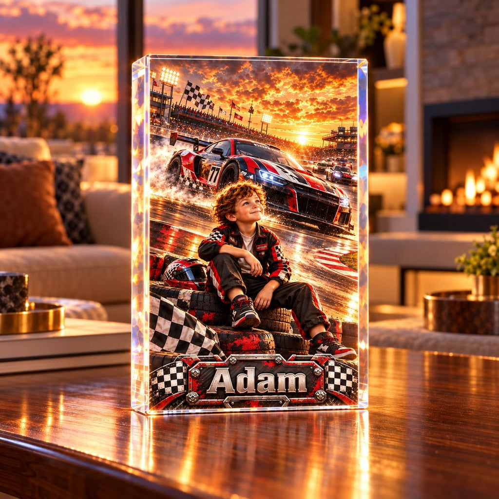 Personalized Race Car Champion Acrylic Block - image 5 | Jolliboo