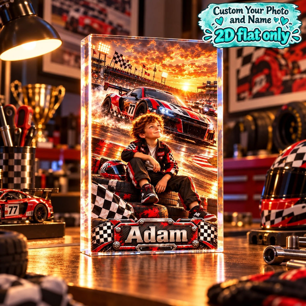 Personalized Race Car Champion Acrylic Block - image 6 | Jolliboo