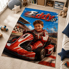 Personalized Racing Boy Blanket - image 1 | Jolliboo