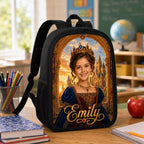 Personalized Royal Queen Girl Backpack - image 4 | Jolliboo