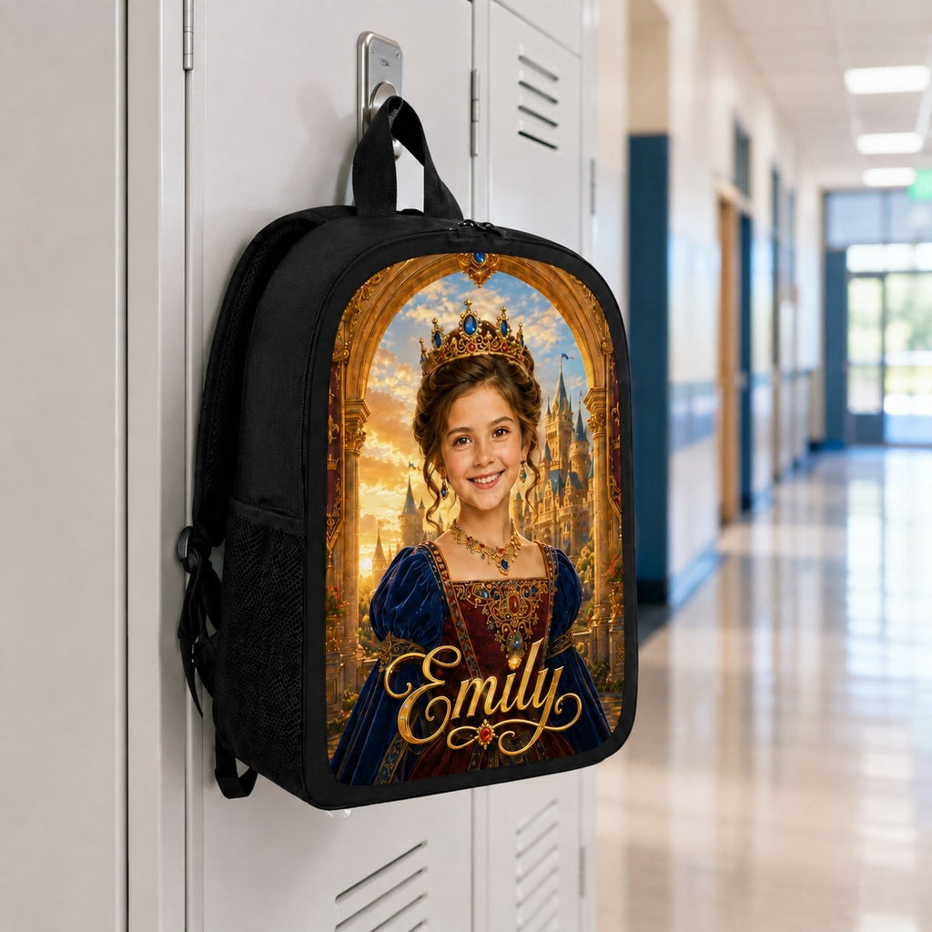 Personalized Royal Queen Girl Backpack - image 5 | Jolliboo