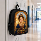 Personalized Royal Queen Girl Backpack - image 5 | Jolliboo