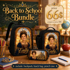 Personalized Royal Queen Girl Backpack - image 6 | Jolliboo