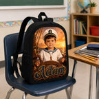 Personalized Sailor Boy Backpack - image 5 | Jolliboo
