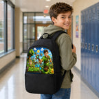 Personalized Sandbox Style Gamer Backpack - image 3 | Jolliboo