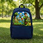Personalized Sandbox Style Gamer Backpack - image 5 | Jolliboo