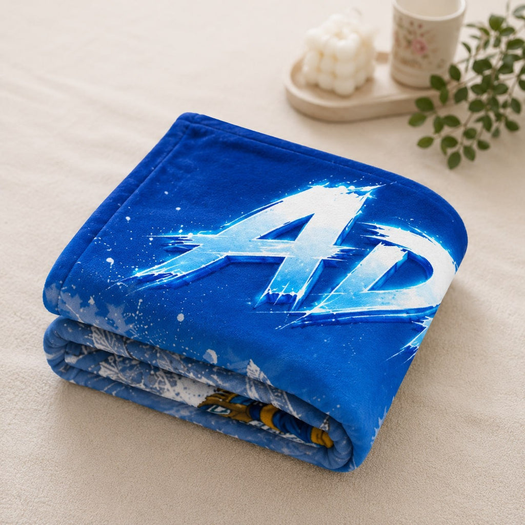 Personalized Snowboard Star Blanket - image 2 | Jolliboo