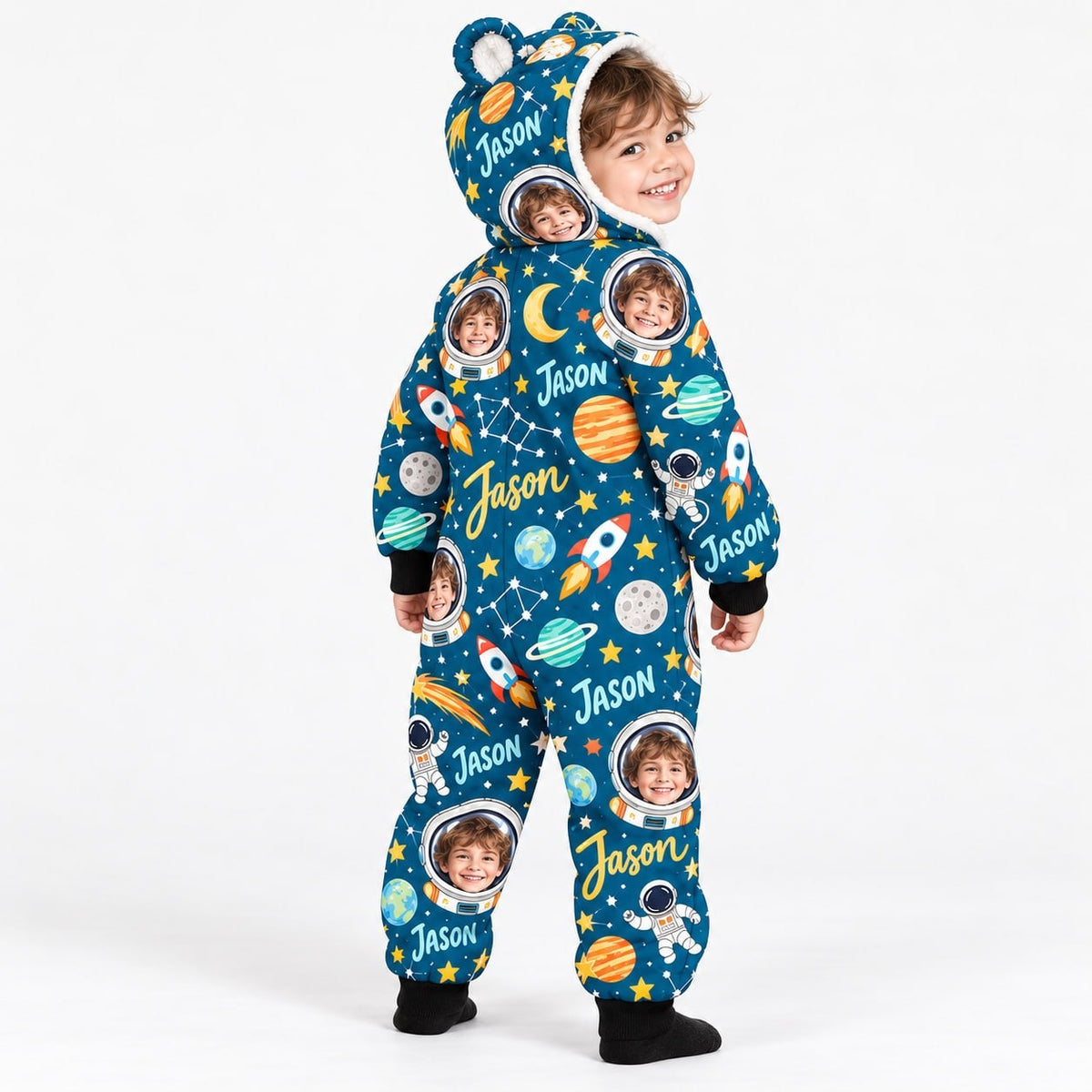 Personalized Space Astronaut Pyjama Suit - image 2 | Jolliboo