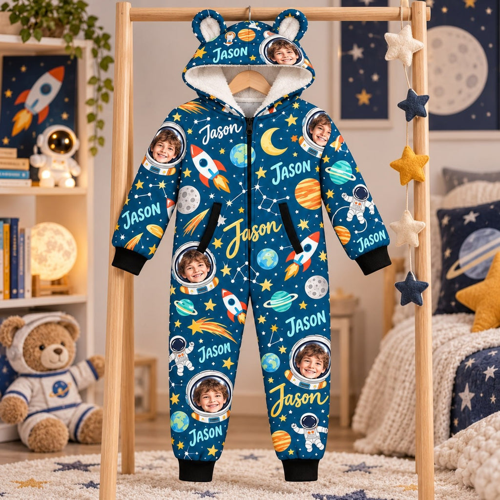 Personalized Space Astronaut Pyjama Suit - image 3 | Jolliboo