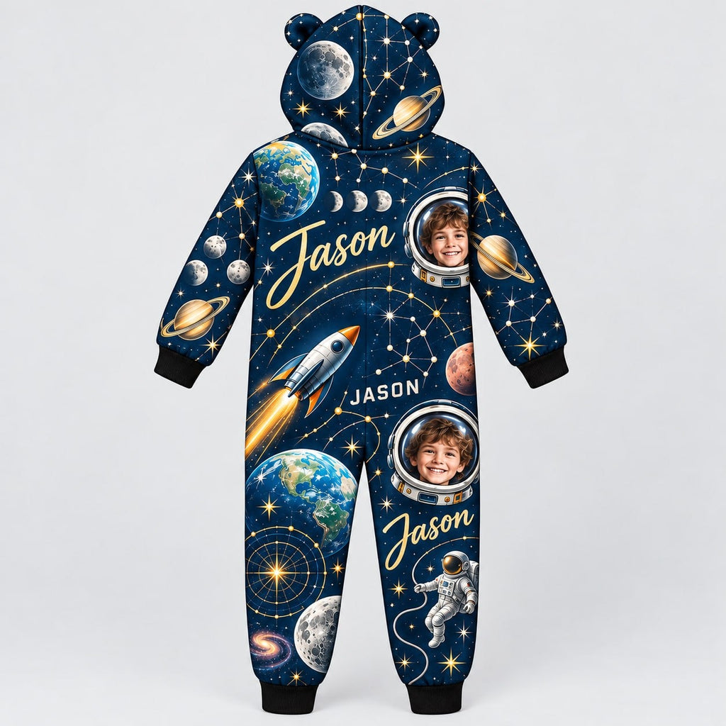 Personalized Space Galaxy Pyjama Suit - image 3 | Jolliboo