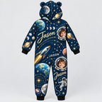 Personalized Space Galaxy Pyjama Suit - image 3 | Jolliboo