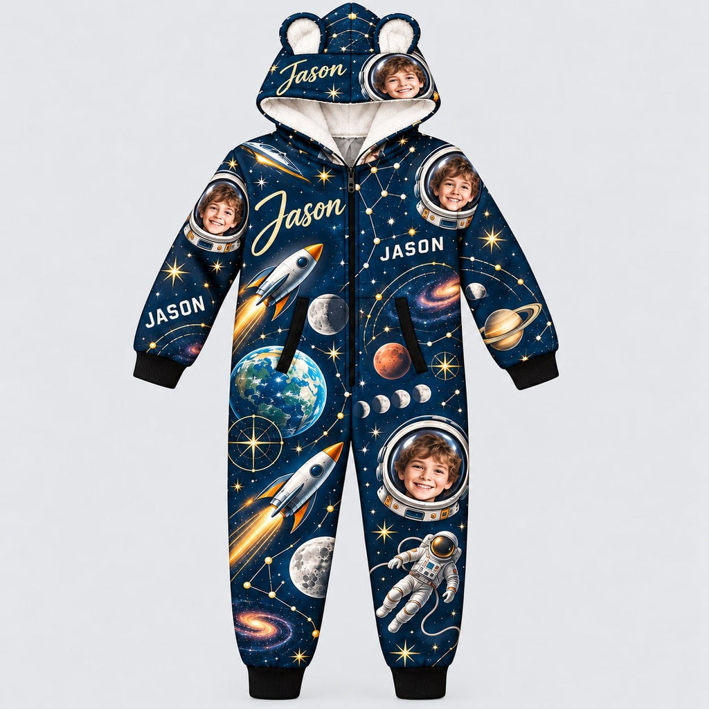 Personalized Space Galaxy Pyjama Suit - image 4 | Jolliboo