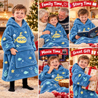 Personalized Submarine Ocean Adventure Blanket Hoodie - product gallery image 17 | Personalized blanket hoodie for kids by Jolliboo