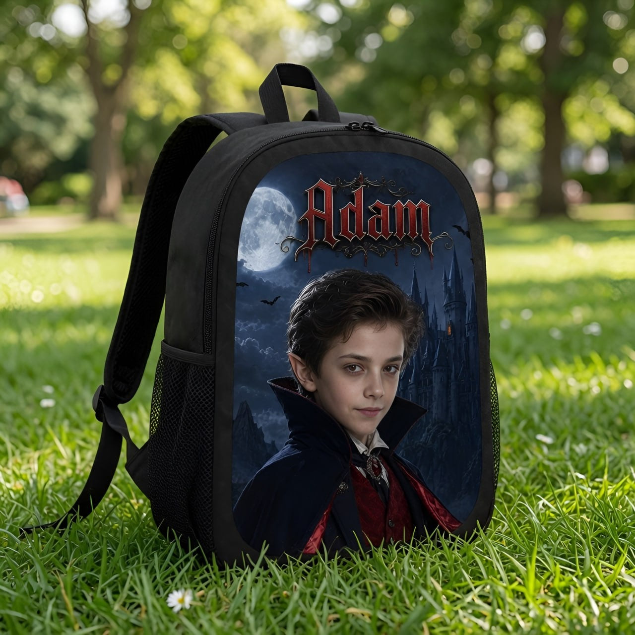 Personalized Vampire Backpack - image 1 | Jolliboo