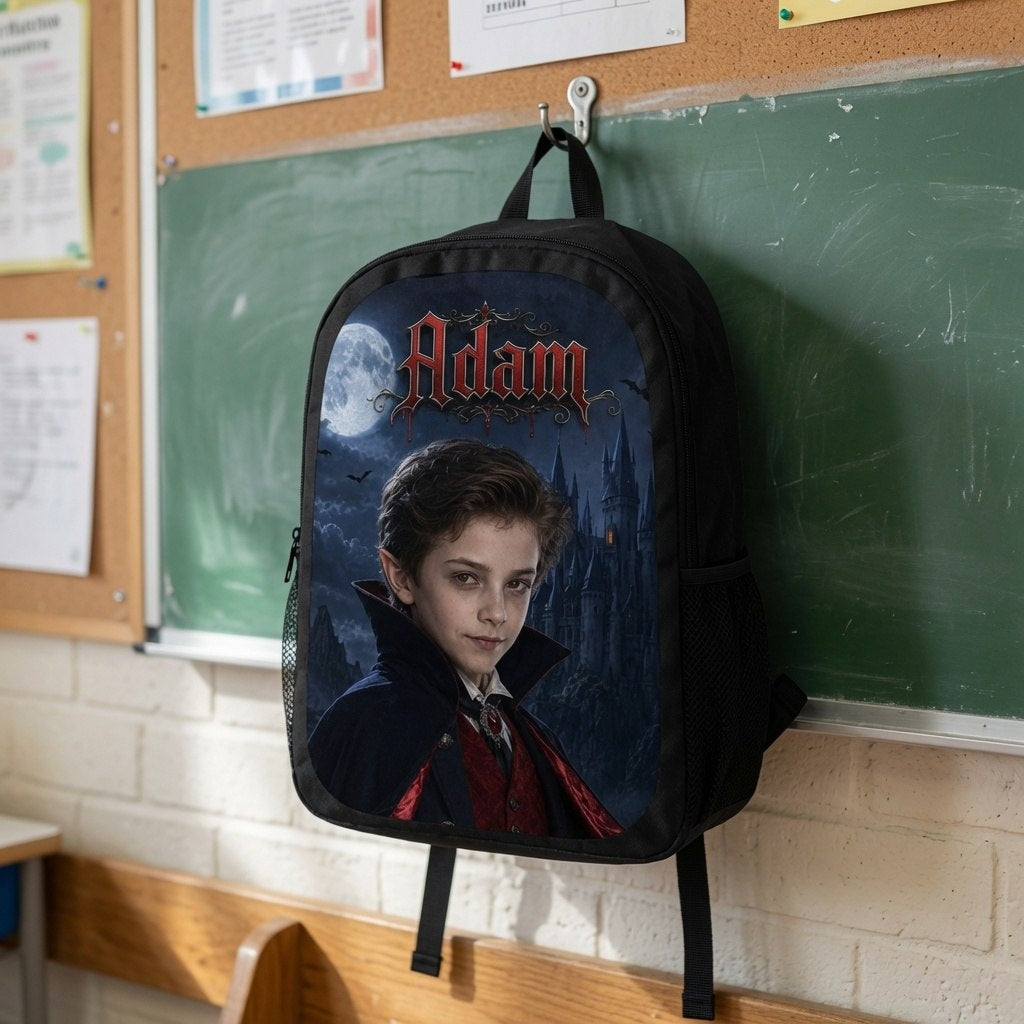 Personalized Vampire Backpack - image 2 | Jolliboo