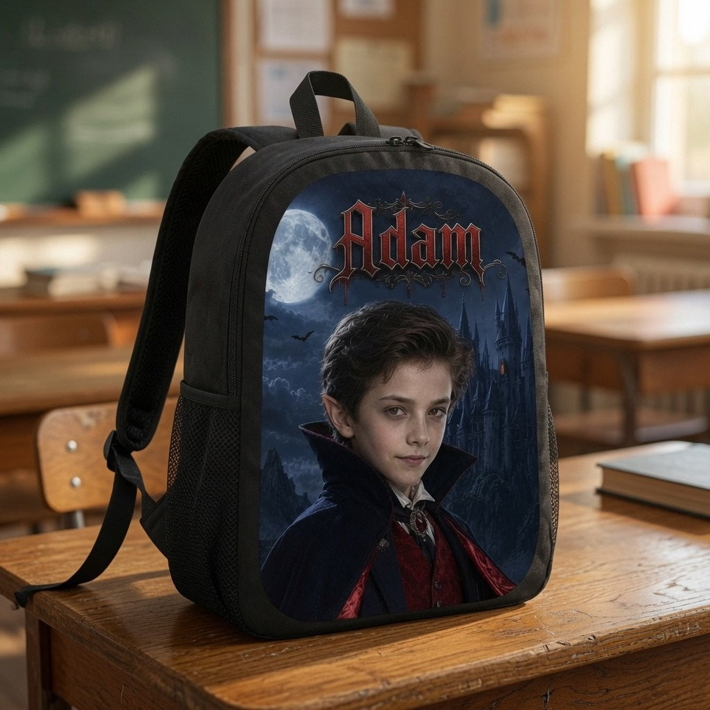 Personalized Vampire Backpack - image 3 | Jolliboo