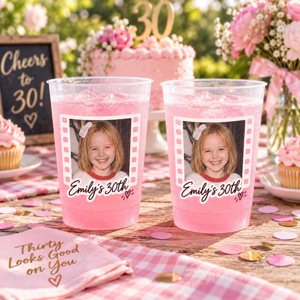Personalized Vintage Film Birthday Photo Cup - image 2 | Jolliboo