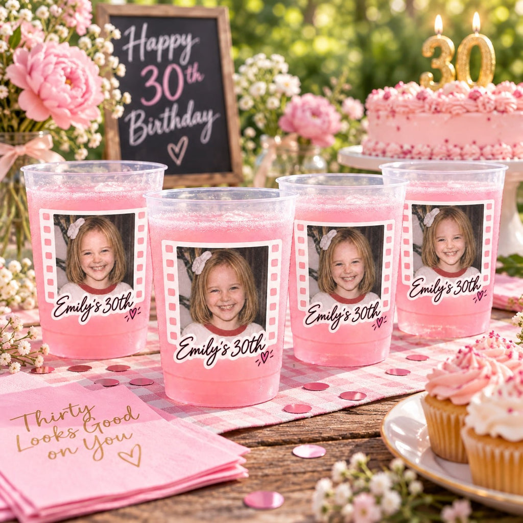 Personalized Vintage Film Birthday Photo Cup - image 3 | Jolliboo