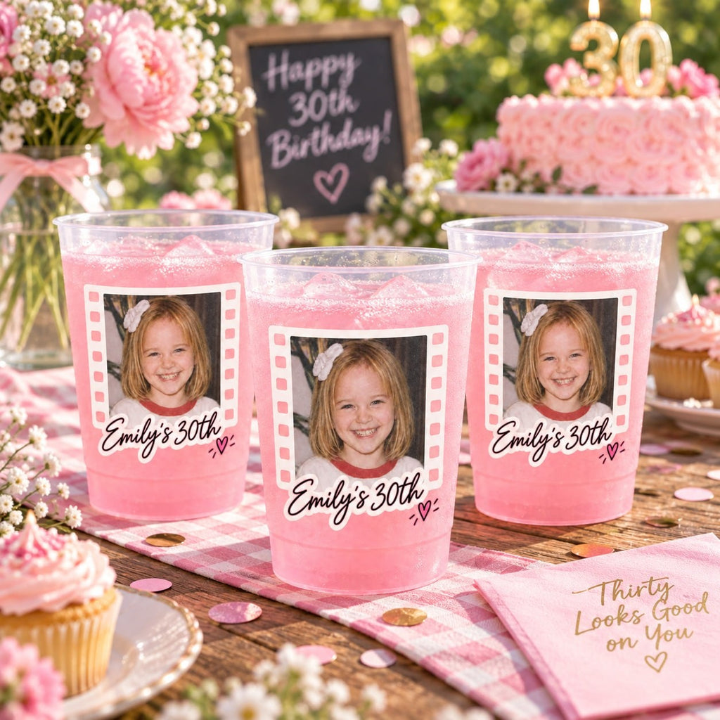 Personalized Vintage Film Birthday Photo Cup - image 4 | Jolliboo